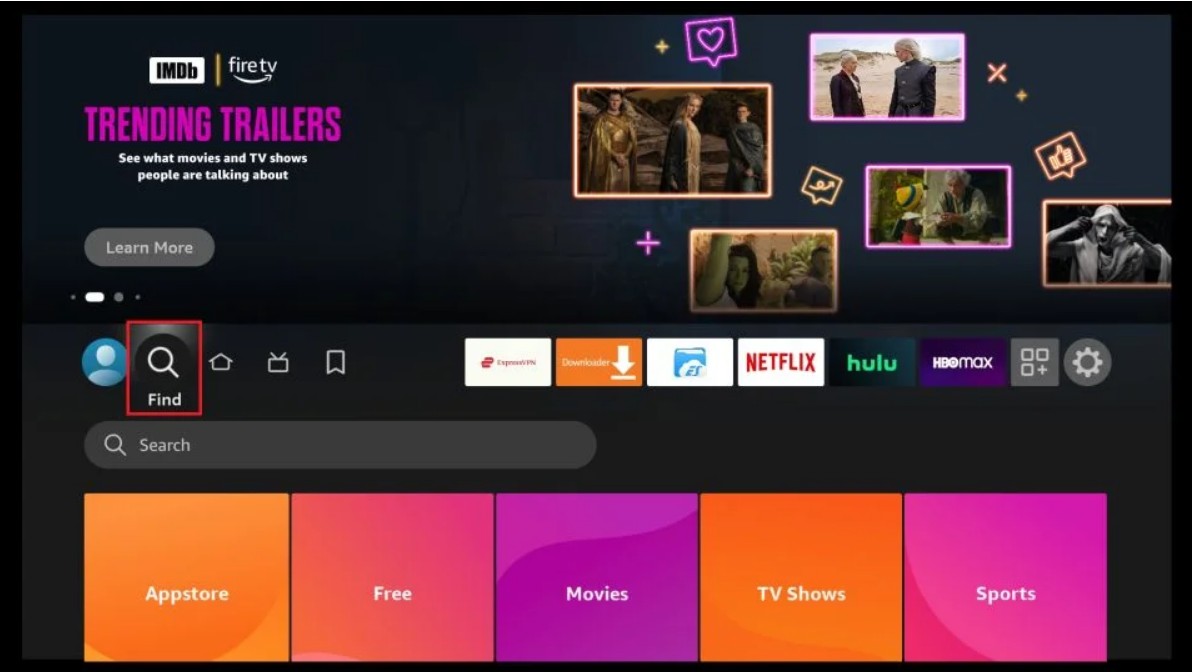 Recherche Fire Stick